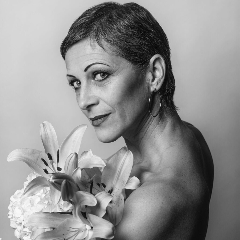 portrait femme noir & blanc